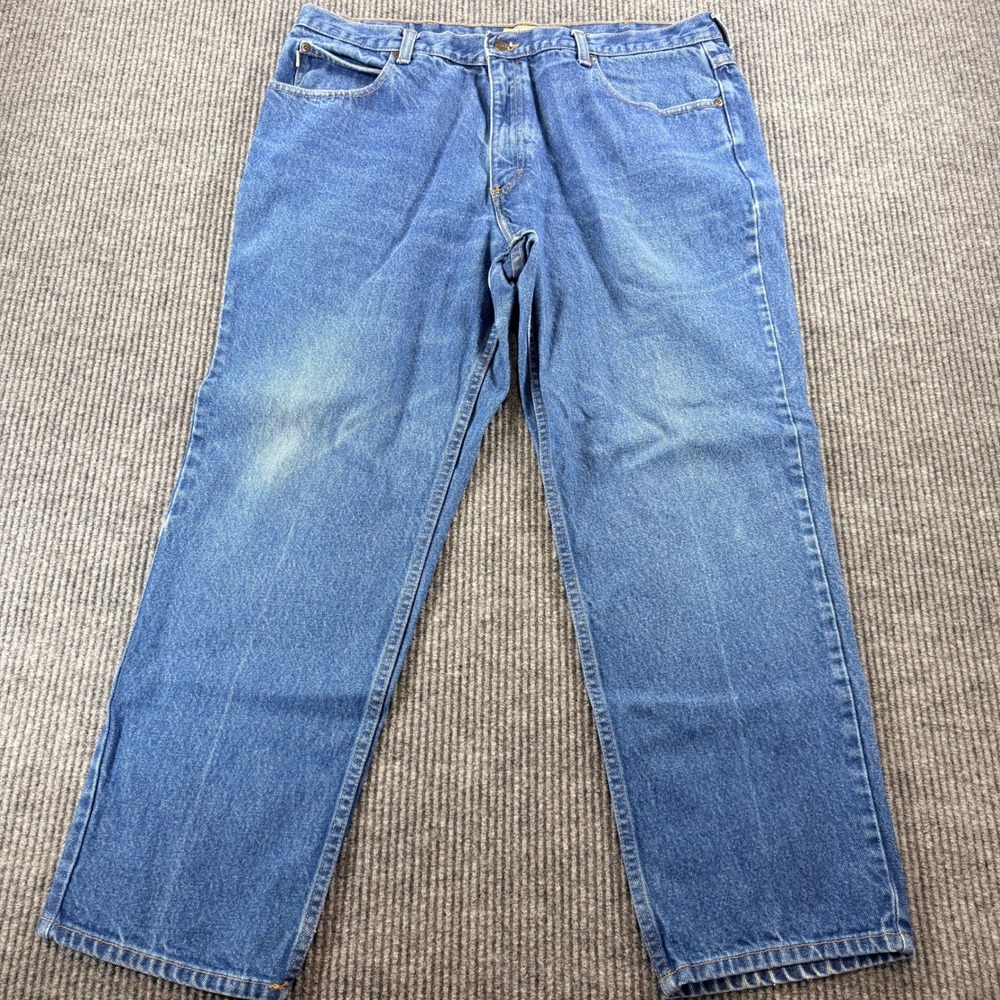 LL Bean Classic Fit Blue Jeans Mens 40x30 Medium Wash Denim Straight Leg 220626 - Picture 1 of 13